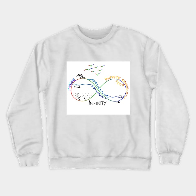 Infinite Day Crewneck Sweatshirt by Stargod007